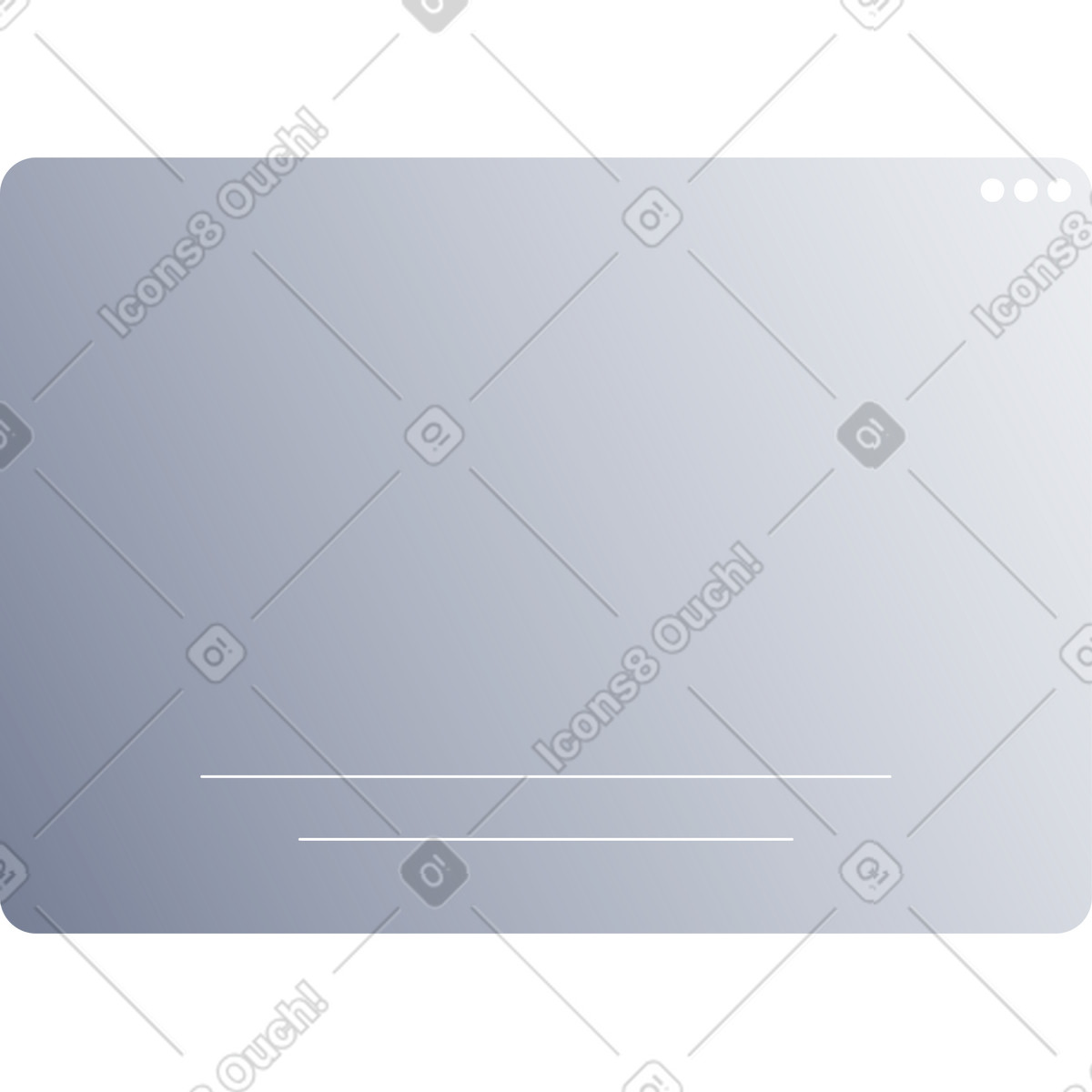 Browser window illustration in Lucent style download in PNG, SVG