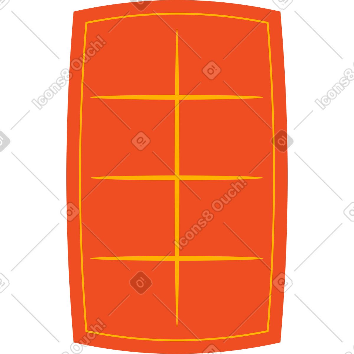 Shelf illustration in Flame style download in PNG, SVG