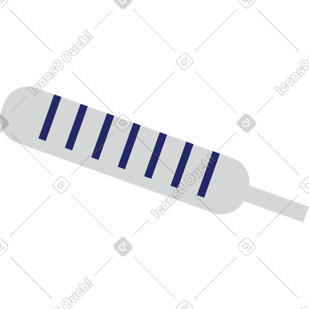 Clip スタイルの 温度計 のイラストをPNG、SVG形式でダウンロード