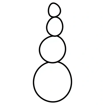 A modern art sculpture featuring large, stacked eggs, arranged in a vertical formation. The eggs vary in size, with the largest at the bottom and gradually decreasing in size towards the top. Each egg has a smooth, glossy surface, reflecting light in an interesting way. The sculpture is set against a plain background, emphasizing the unique shape and arrangement of the eggs.