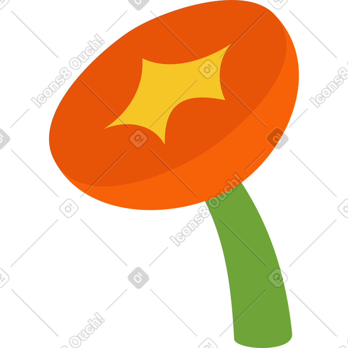 Ilustración Flor en estilo Catchy a descargar en PNG y SVG
