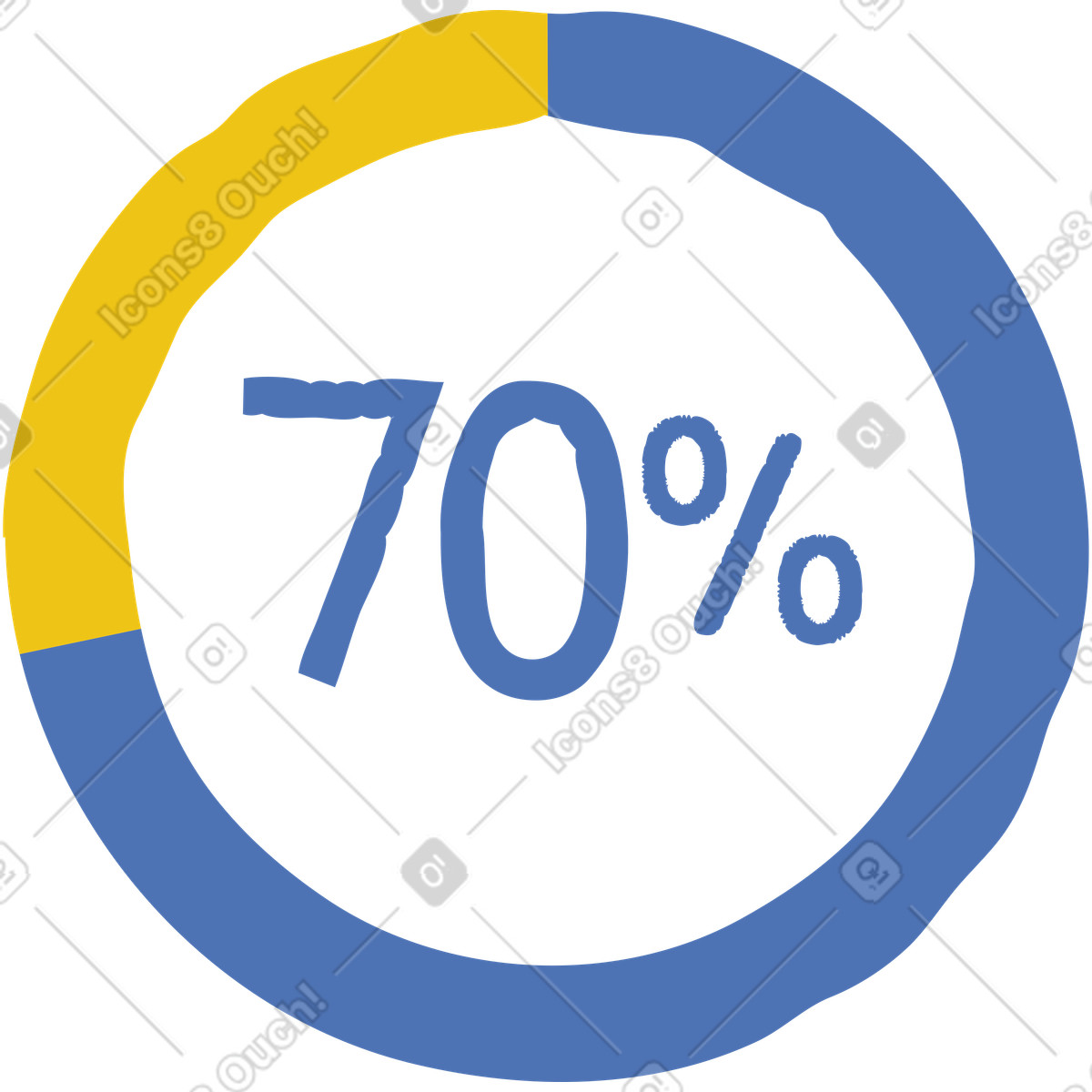 Progress bar illustration in PNG, SVG