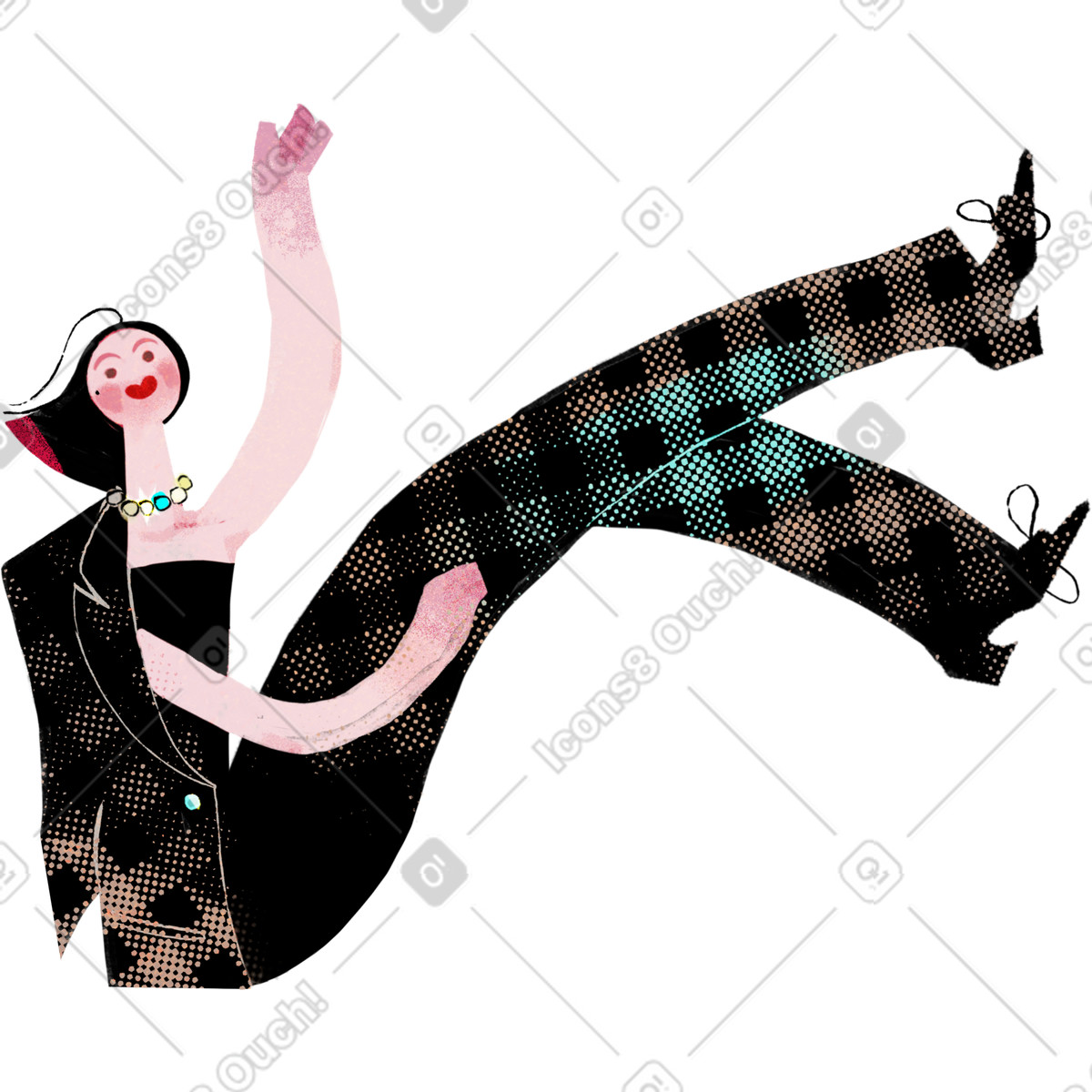 Fabulous スタイルの 夫人 のイラストをPNG、SVG形式でダウンロード