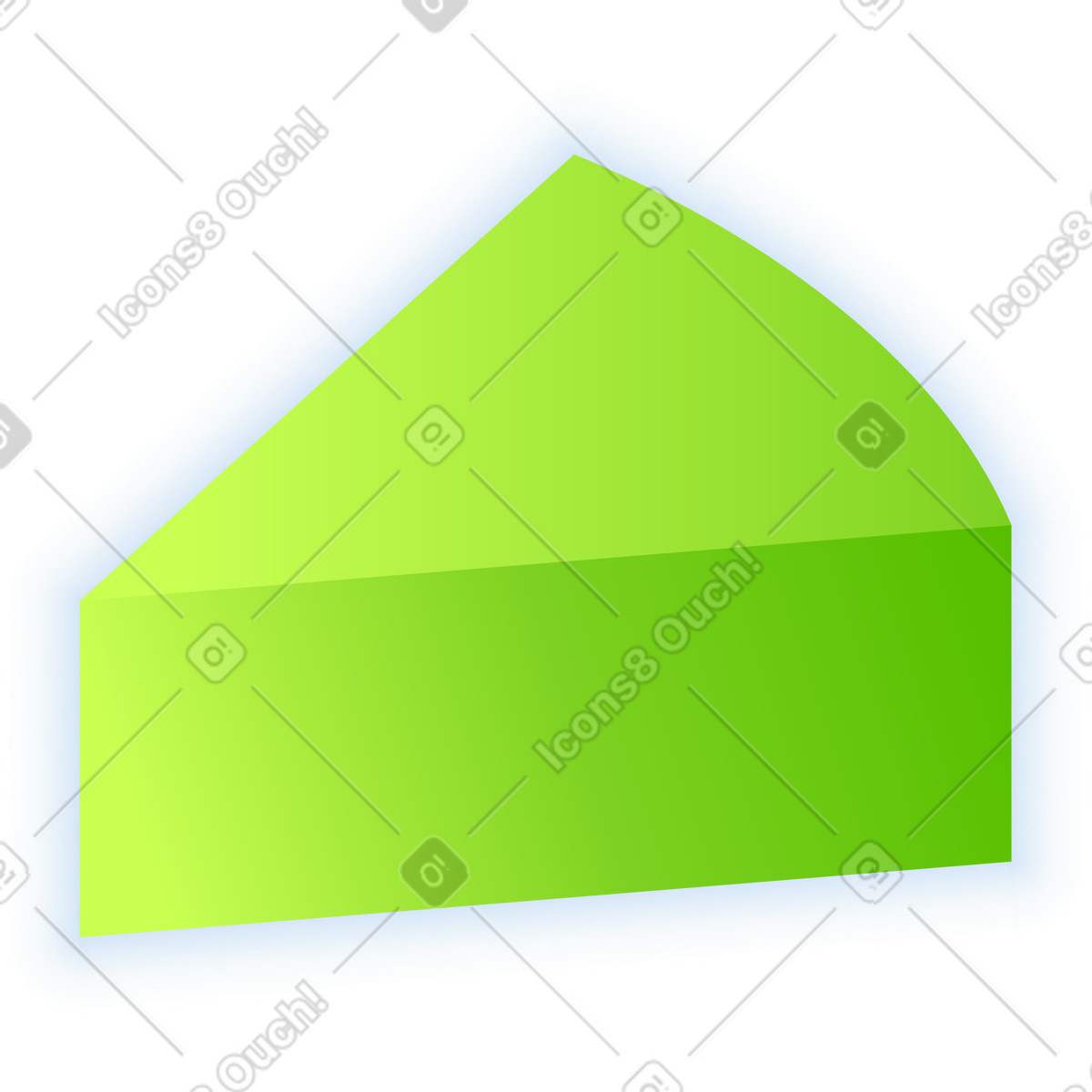 Ilustración Parte de un gráfico circular en estilo Isotech a descargar en PNG y SVG
