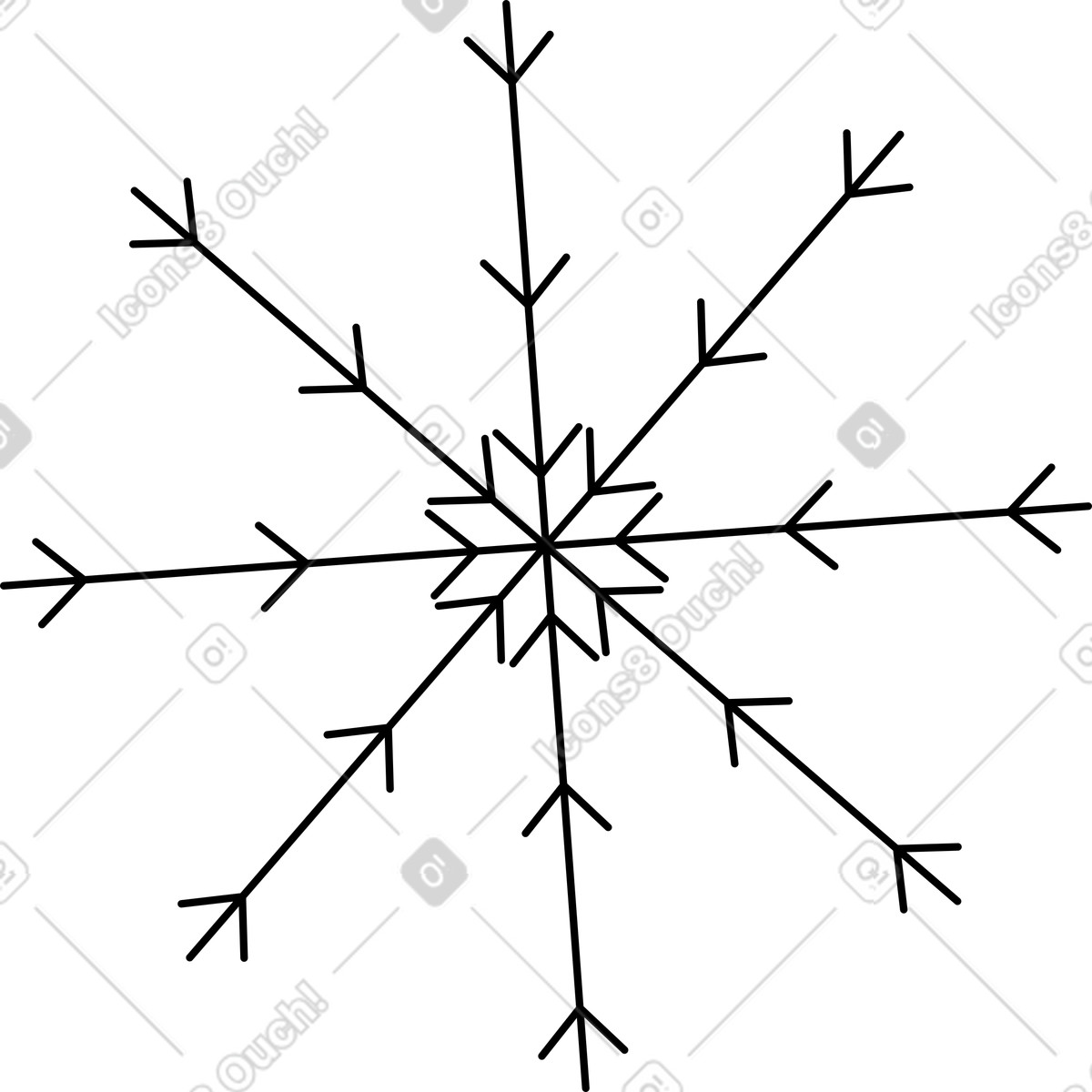 下载 Sitcom 风格的 雪花小 插画，支持 PNG、SVG 格式
