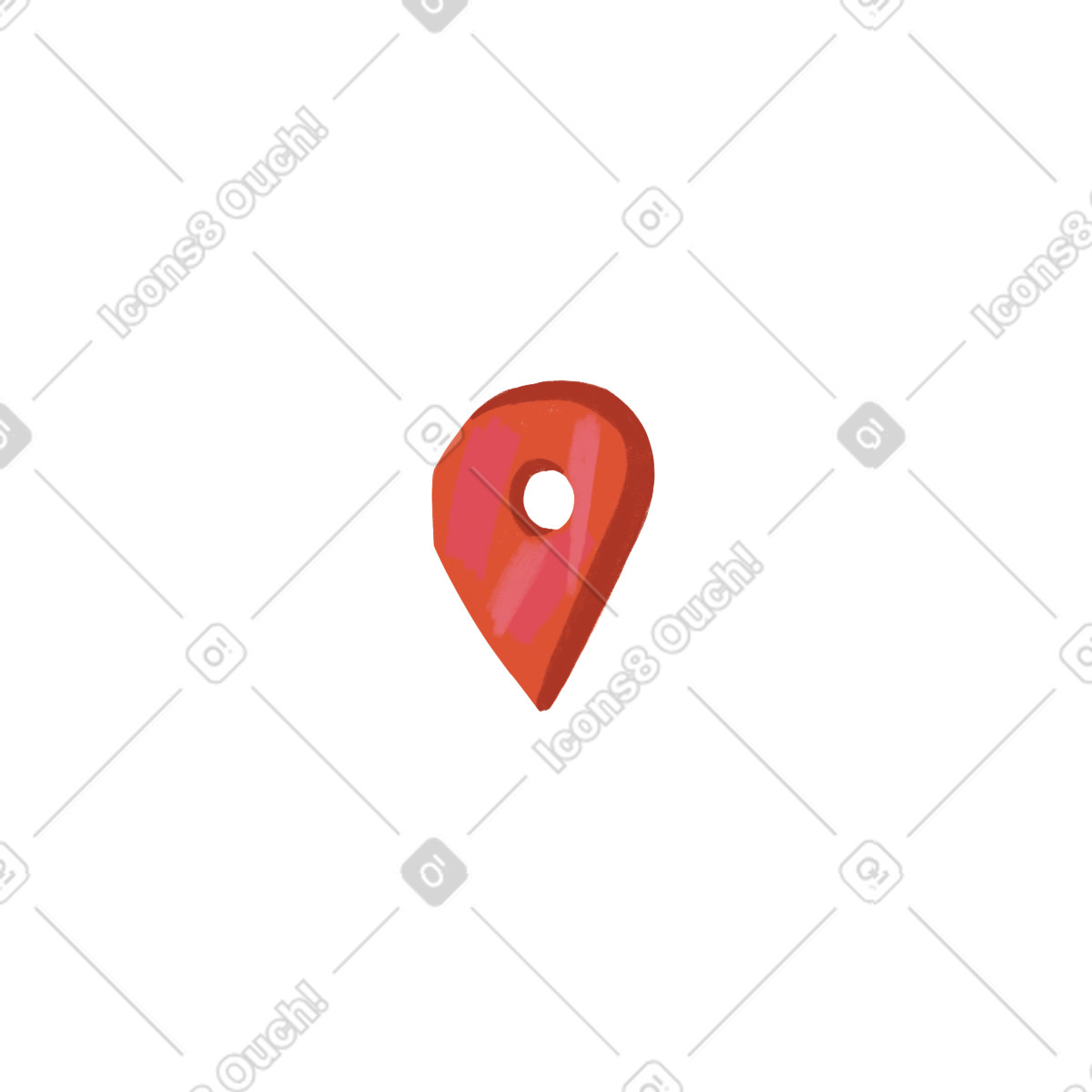 Destination point-Illustration im Atomic-Stil als Download in PNG, SVG
