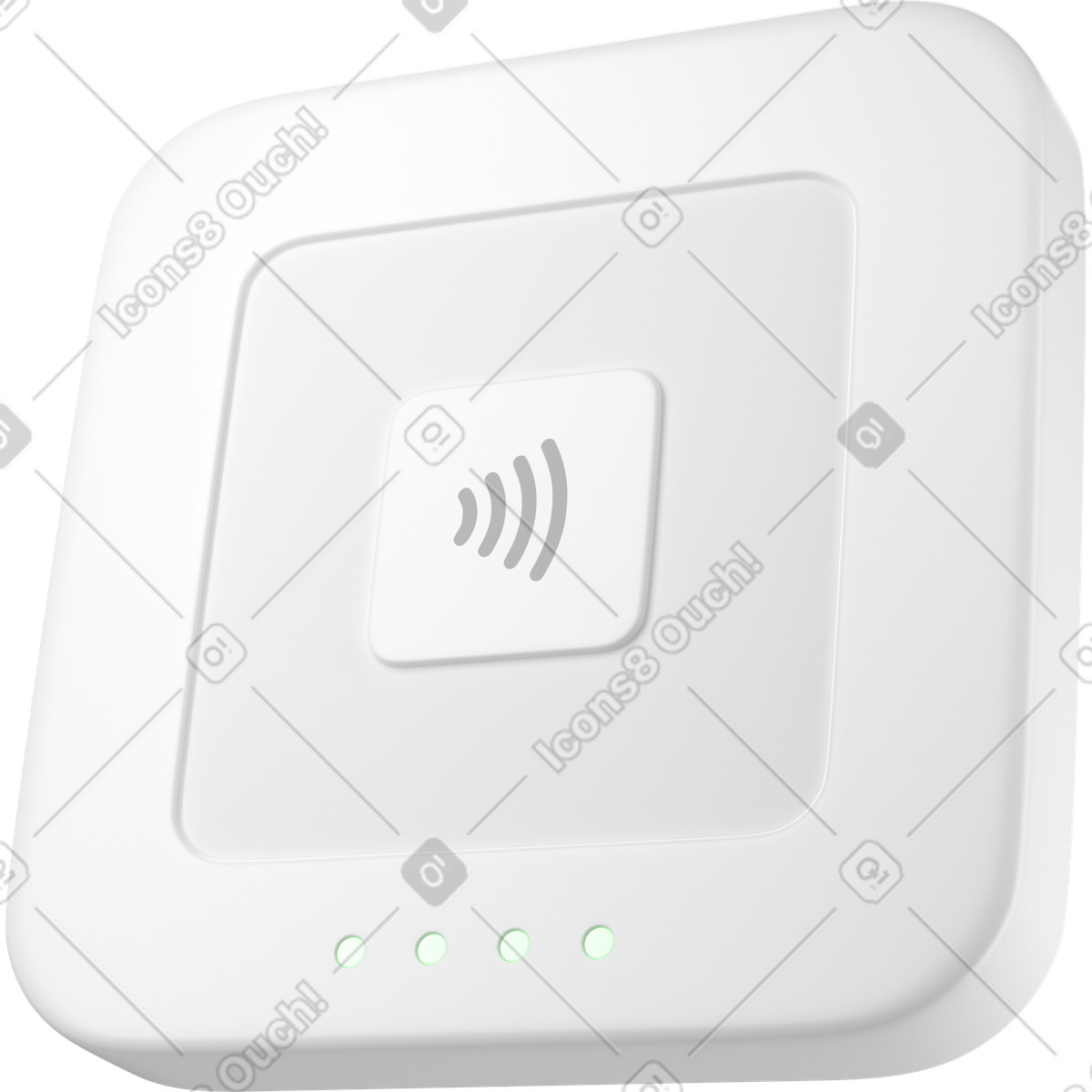 Reader for contactless and chip illustration clipart images in PNG, SVG, GIF