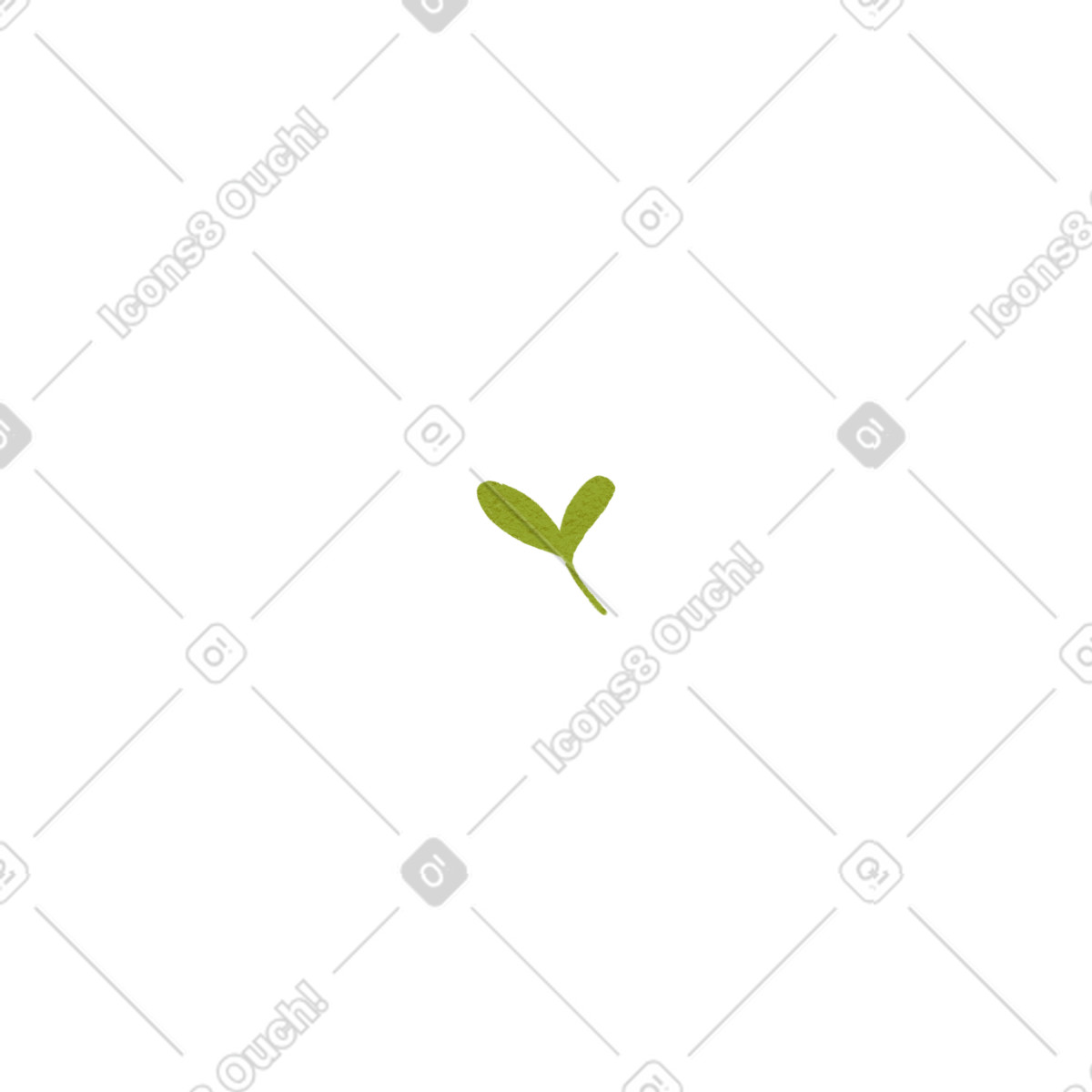 Иллюстрация The green sprout в стиле Goose — скачать в форматах PNG, SVG