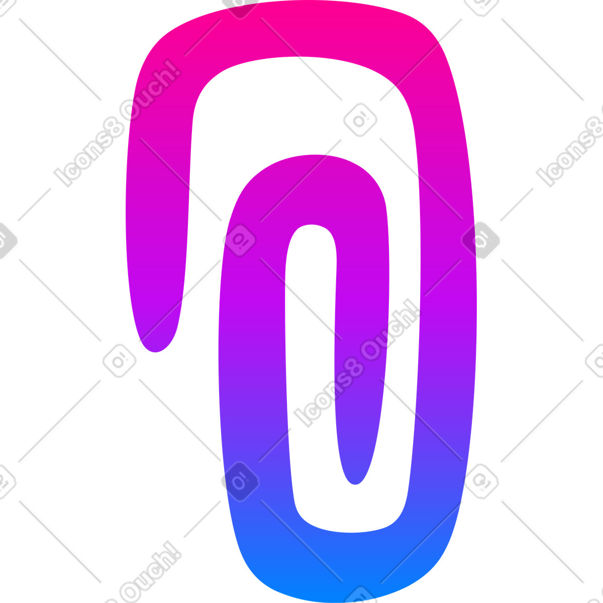 Illustration Paper clip dans le style Vibrant à télécharger aux formats PNG, SVG