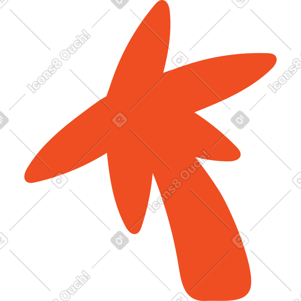 Ilustração de Palma em no estilo Flame para baixar em PNG, SVG