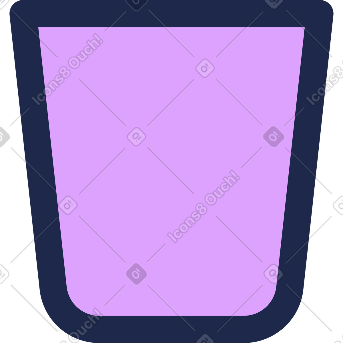 Cup illustration featuring various designs in clipart for graphics