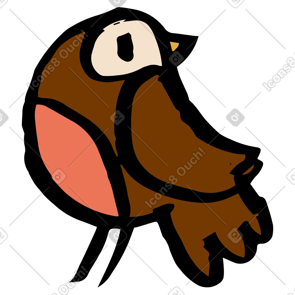 下载 Scandi 风格的 鸟 插画，支持 PNG、SVG 格式