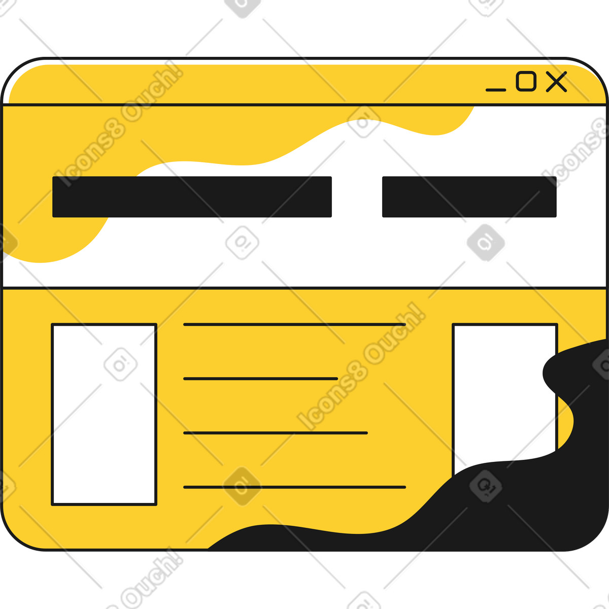 Ilustração de Interface em no estilo Taxi para baixar em PNG, SVG