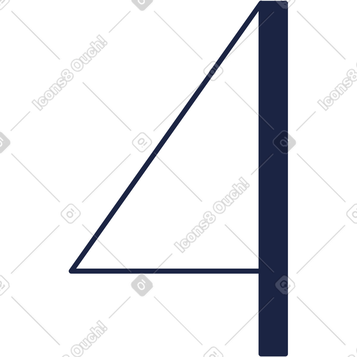 Segellinie animierte Illustration im Urban Line-Stil als Download in GIF, Lottie (JSON), AE