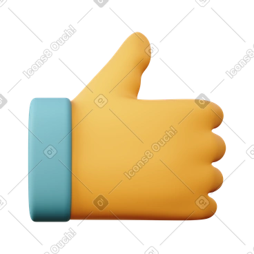 엄지손가락을 위로 PNG, SVG