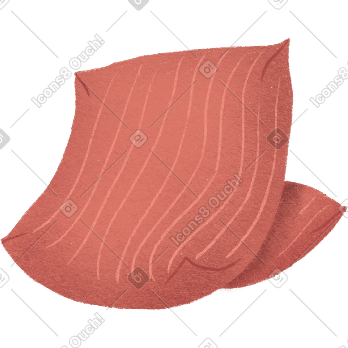 Pillows illustrazione in stile Woolly scarica in PNG, SVG
