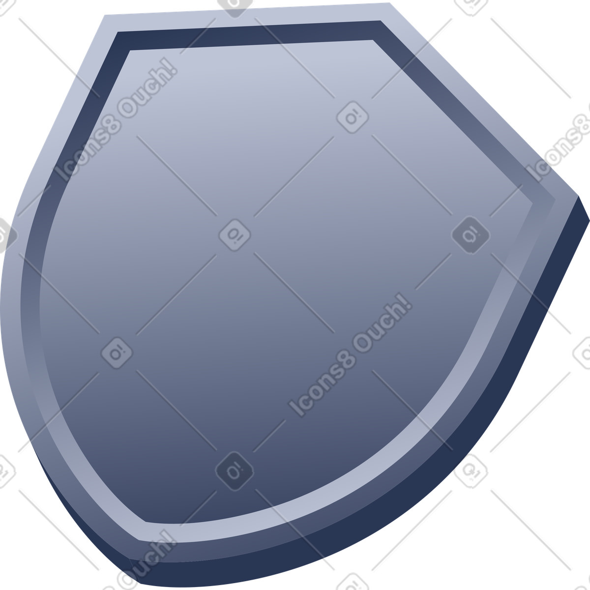 Shield illustration in PNG, SVG