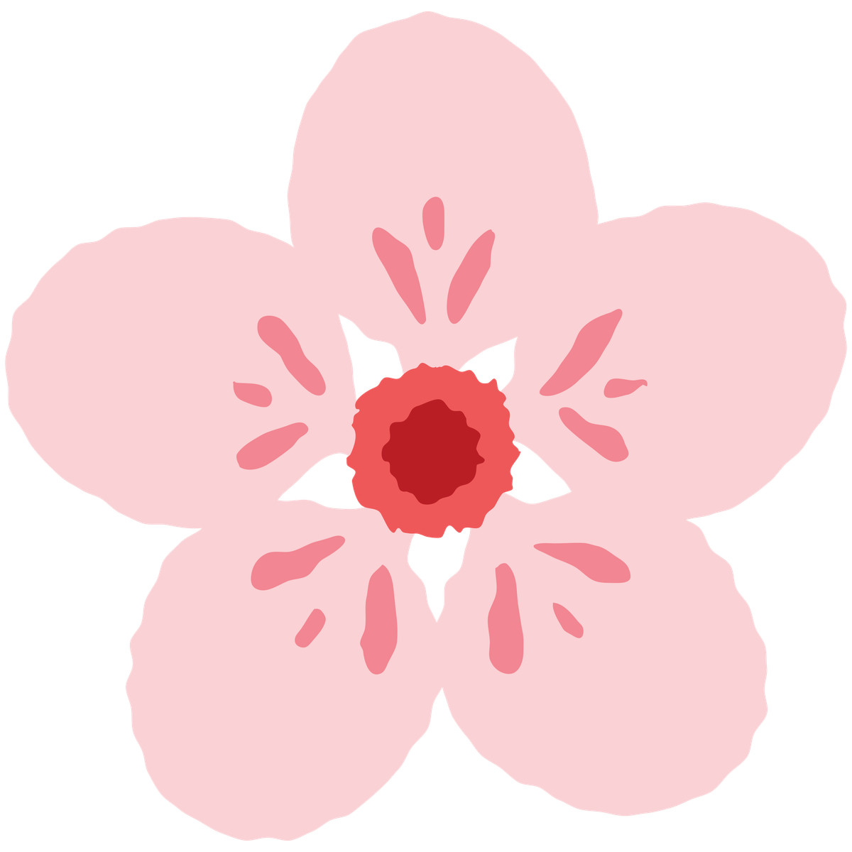 Ilustración Plum flower en estilo Cherry a descargar en PNG y SVG