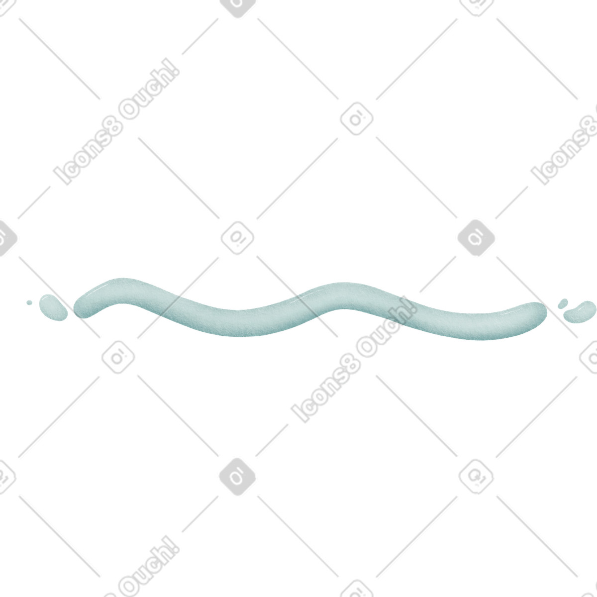 Wave illustration in Woolly style download in PNG, SVG