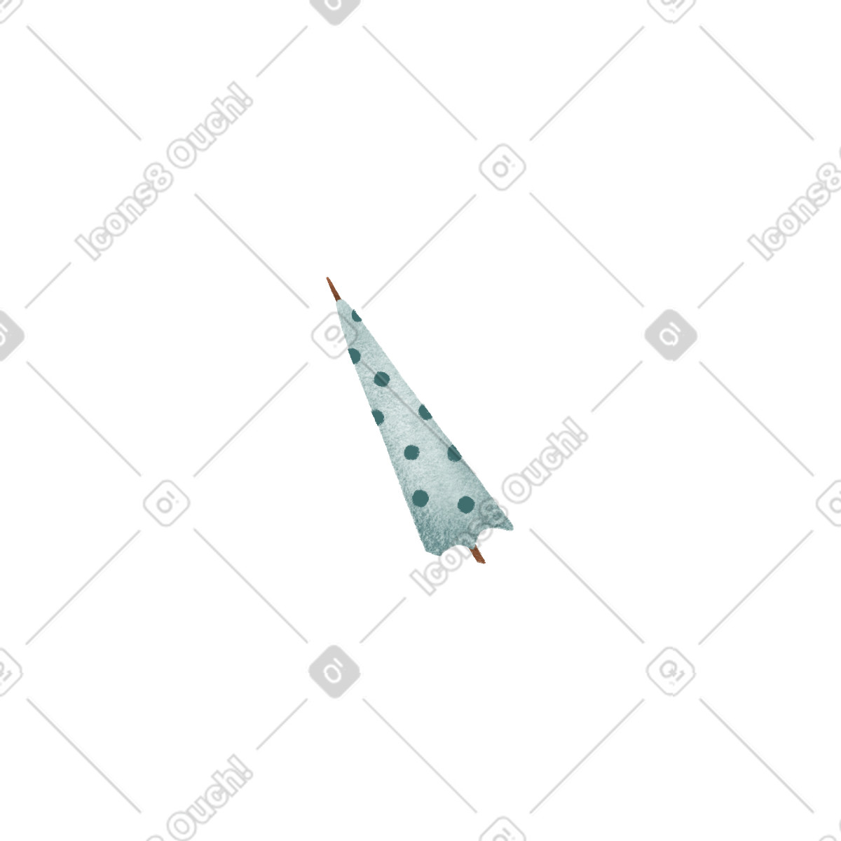Umbrella-Illustration im Woolly-Stil als Download in PNG, SVG