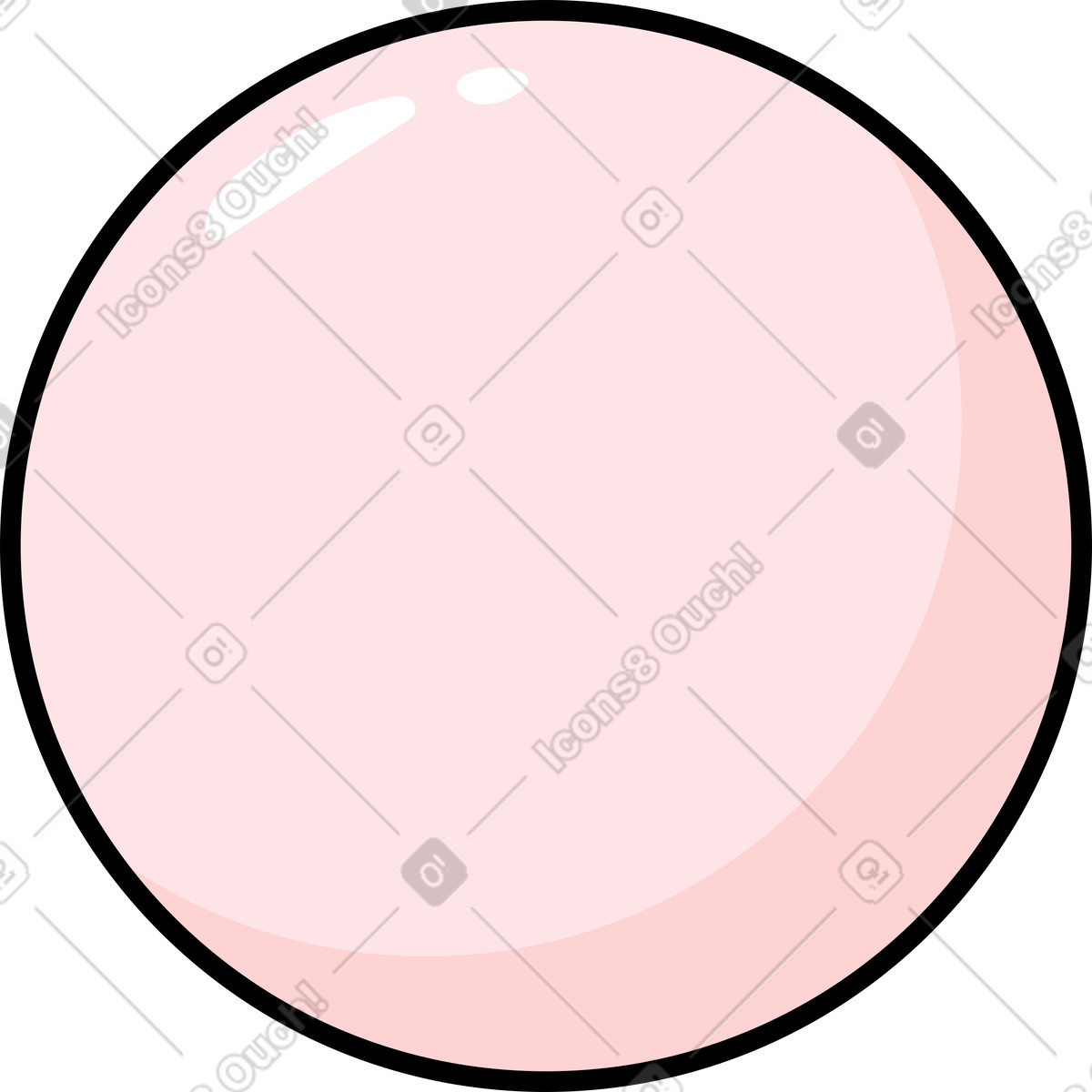Ilustración Botón redondo en estilo Surr a descargar en PNG y SVG