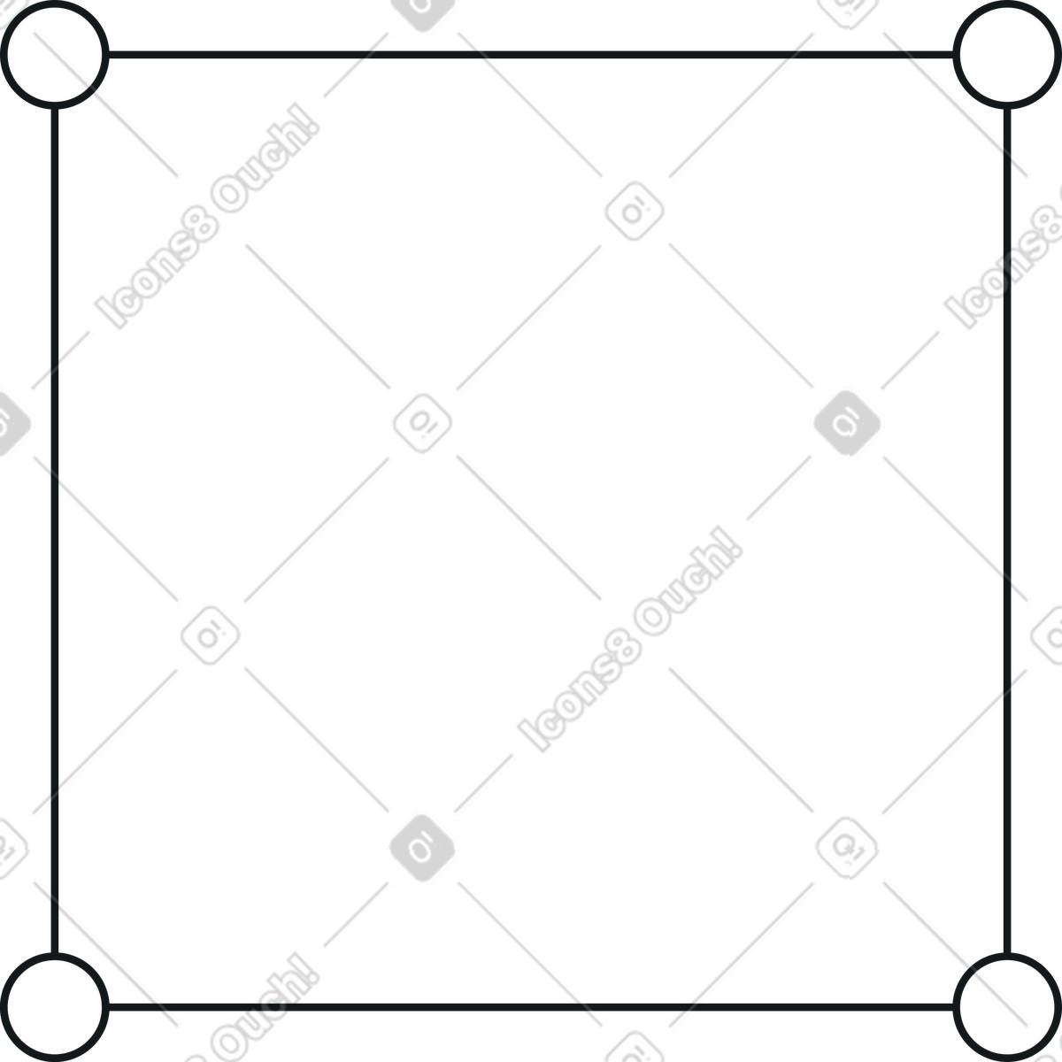 Illustration Cadre dans le style Midnight à télécharger aux formats PNG, SVG