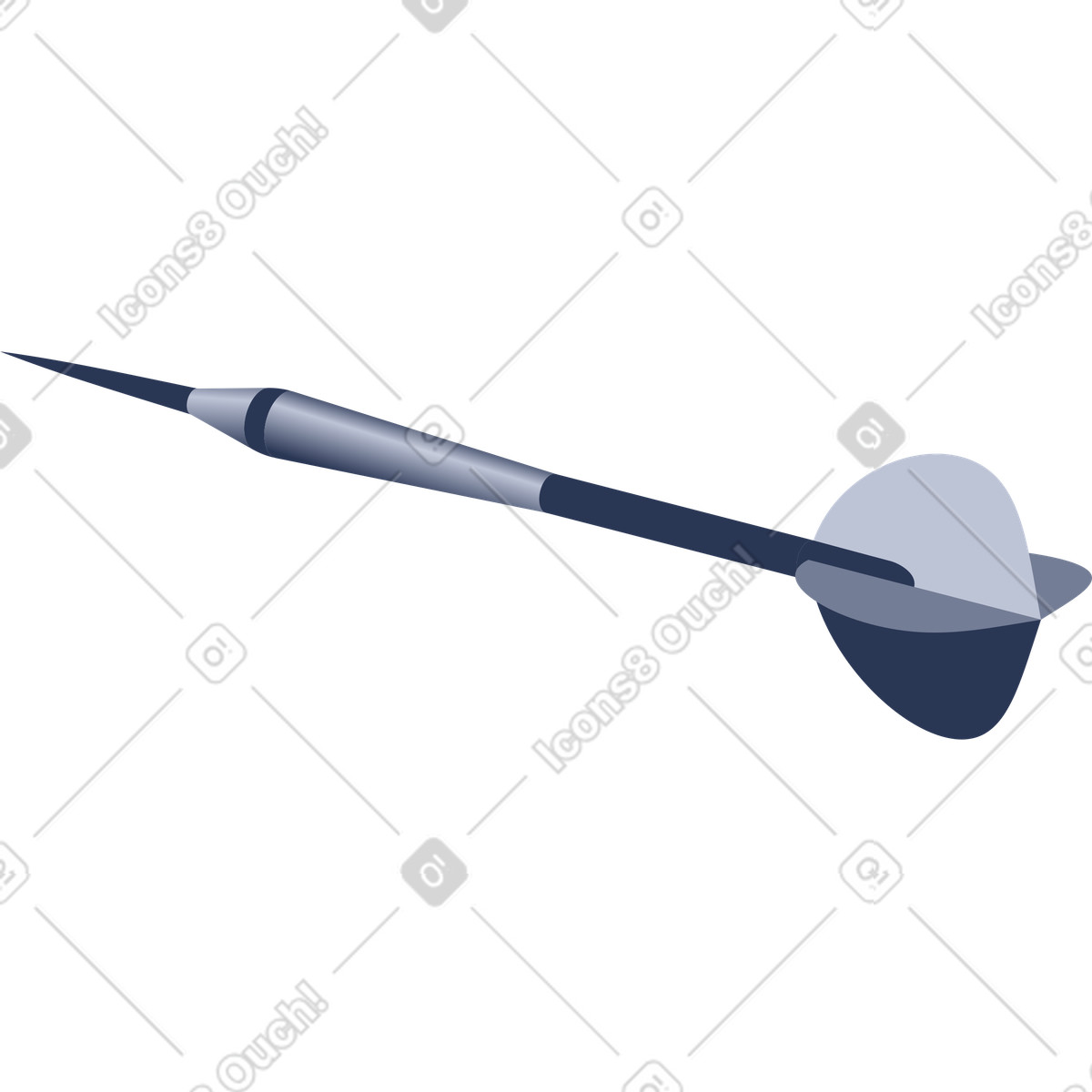 Dart illustration in PNG, SVG