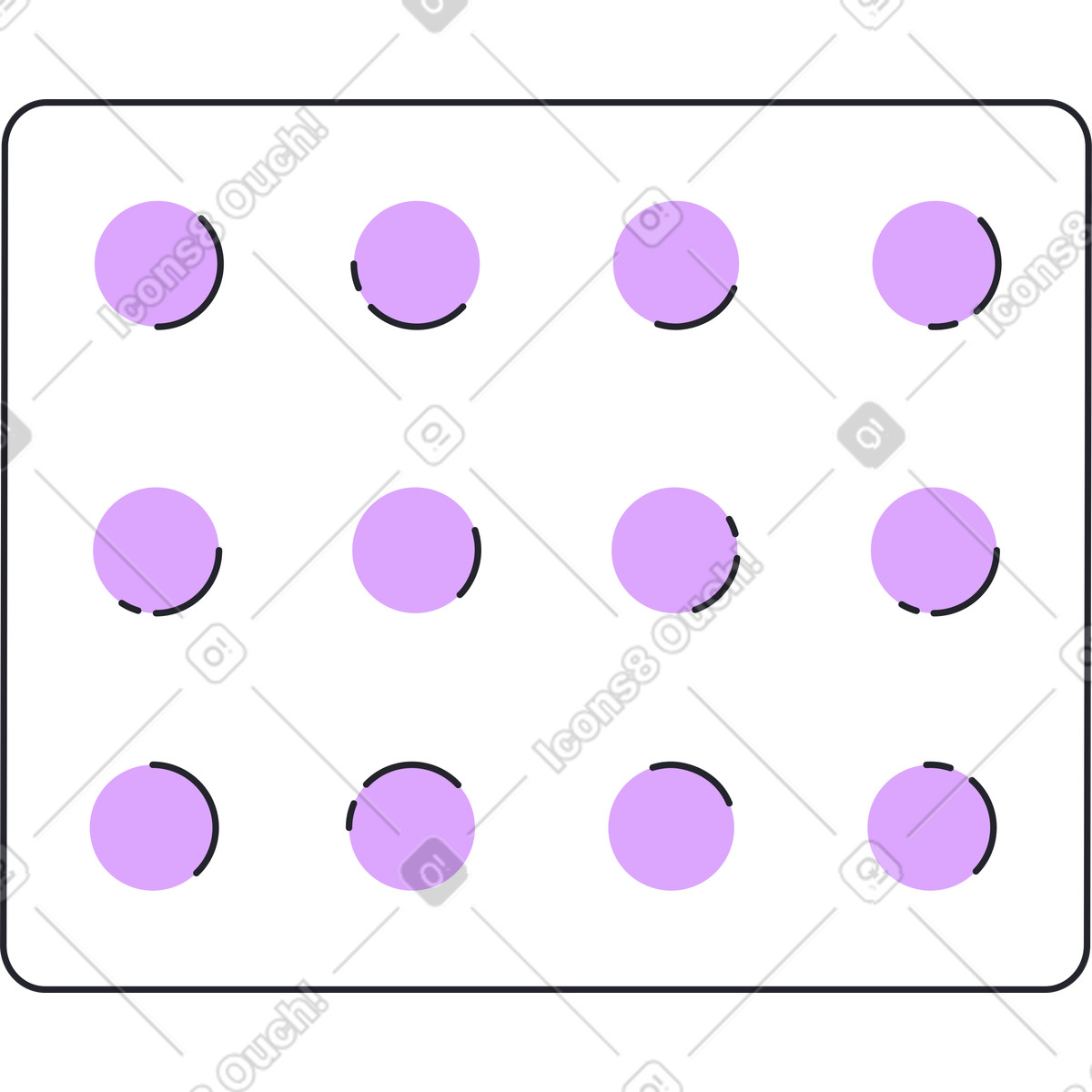 下载 Grapy 风格的 大药丸水泡 插画，支持 PNG、SVG 格式