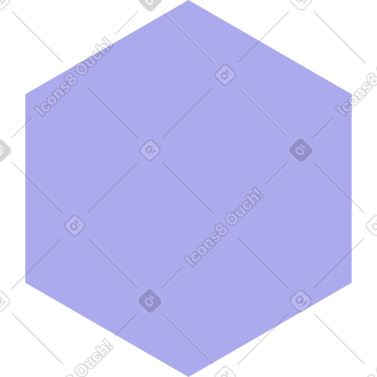 下载 Pale 风格的 Purple hexagon 插画，支持 PNG、SVG 格式