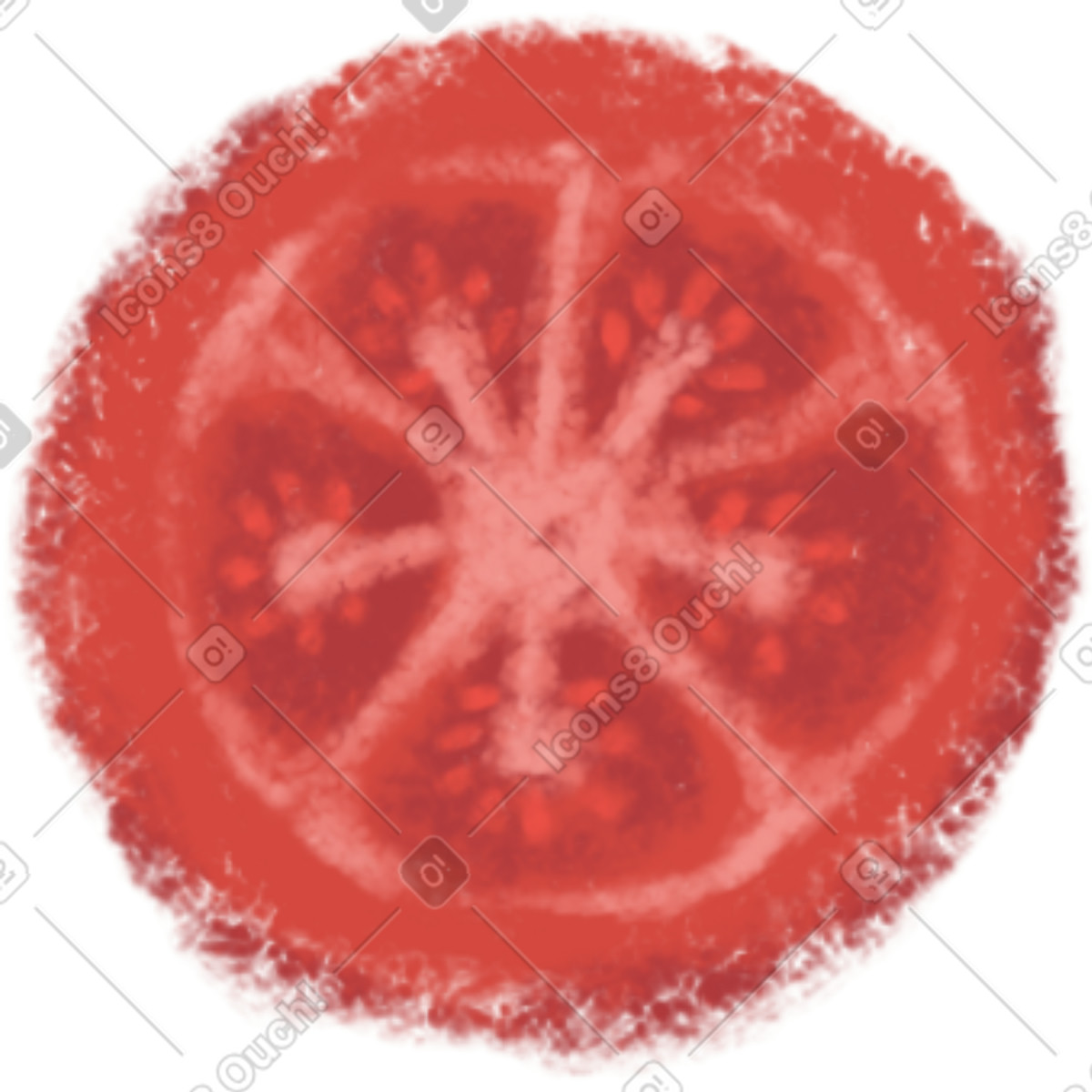 下载 Toscana 风格的 番茄 插画，支持 PNG、SVG 格式