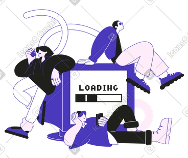 Waiting for upload or download PNG, SVG