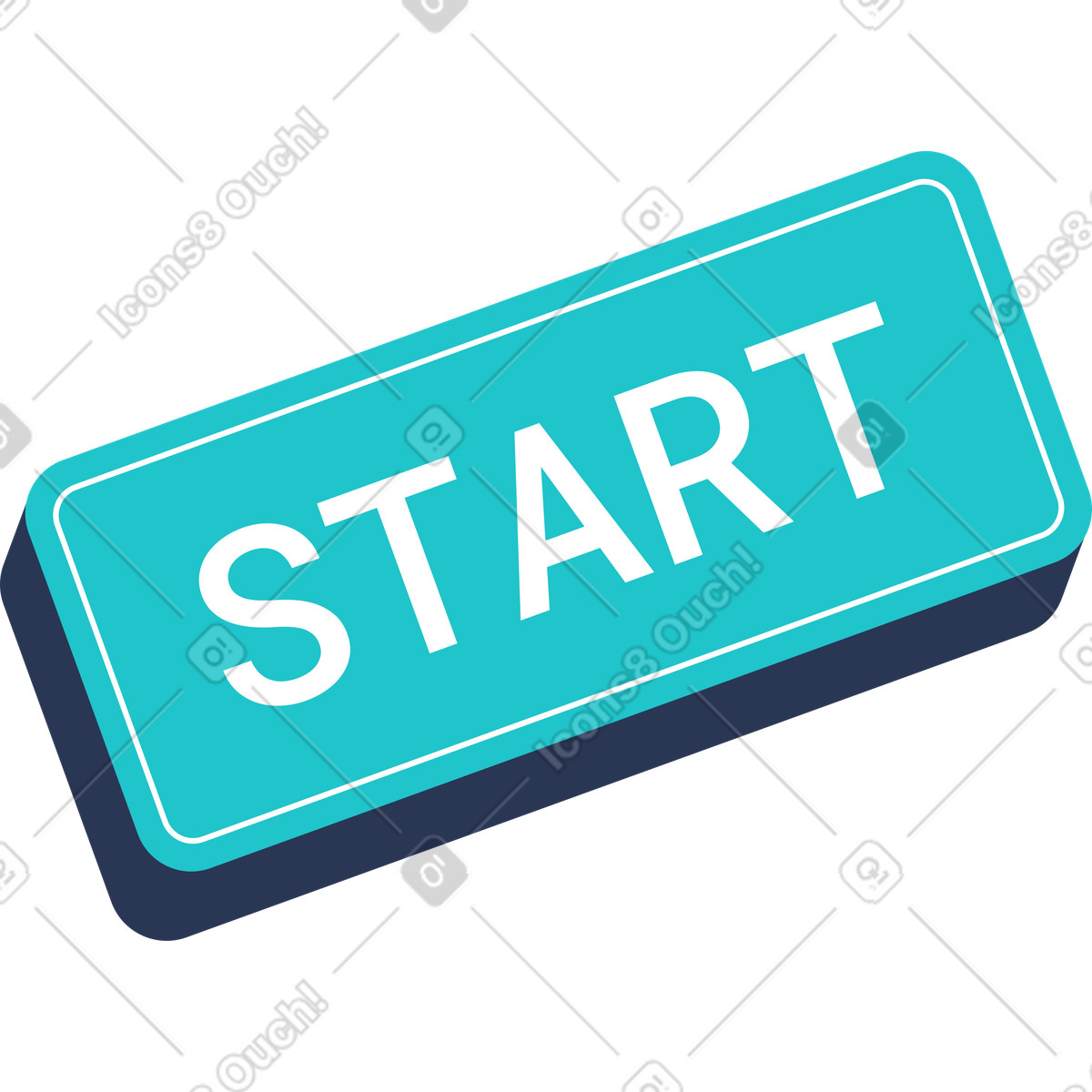 Start button illustration in Lucent style download in PNG, SVG