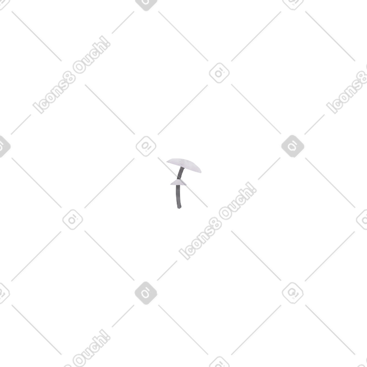 Pilz-Illustration im Family-Stil als Download in PNG, SVG