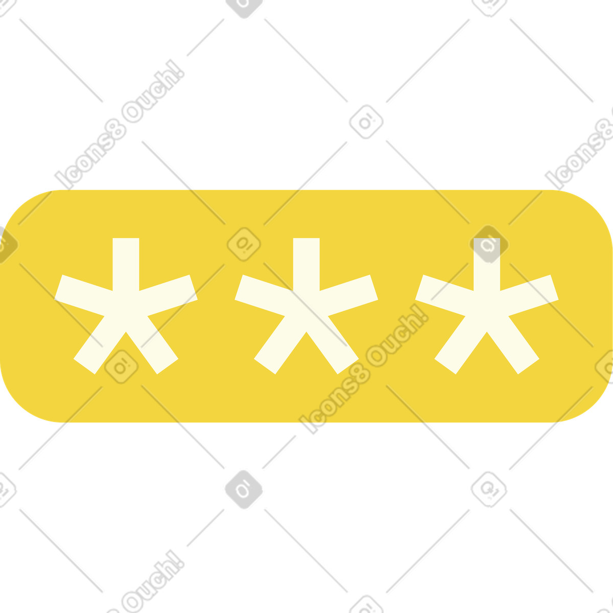 Password illustration in Beam style download in PNG, SVG
