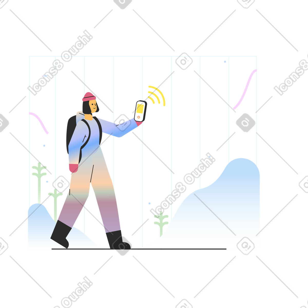 Suche nach signal-Illustration im Marginalia-Stil als Download in PNG, SVG