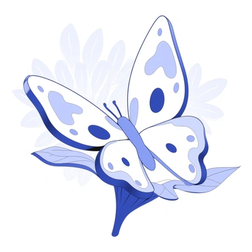 A butterfly with wings that glitch between vibrant colors and digital noise