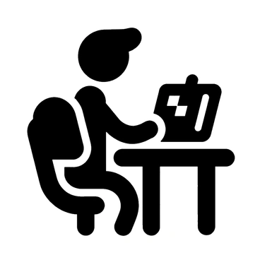 A person sitting at a desk sketching a digital artwork on a Microsoft Surface tablet with a stylus in hand.