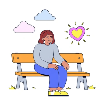 A symbolic illustration of a person finding strength and hope while dealing with an aneurysm