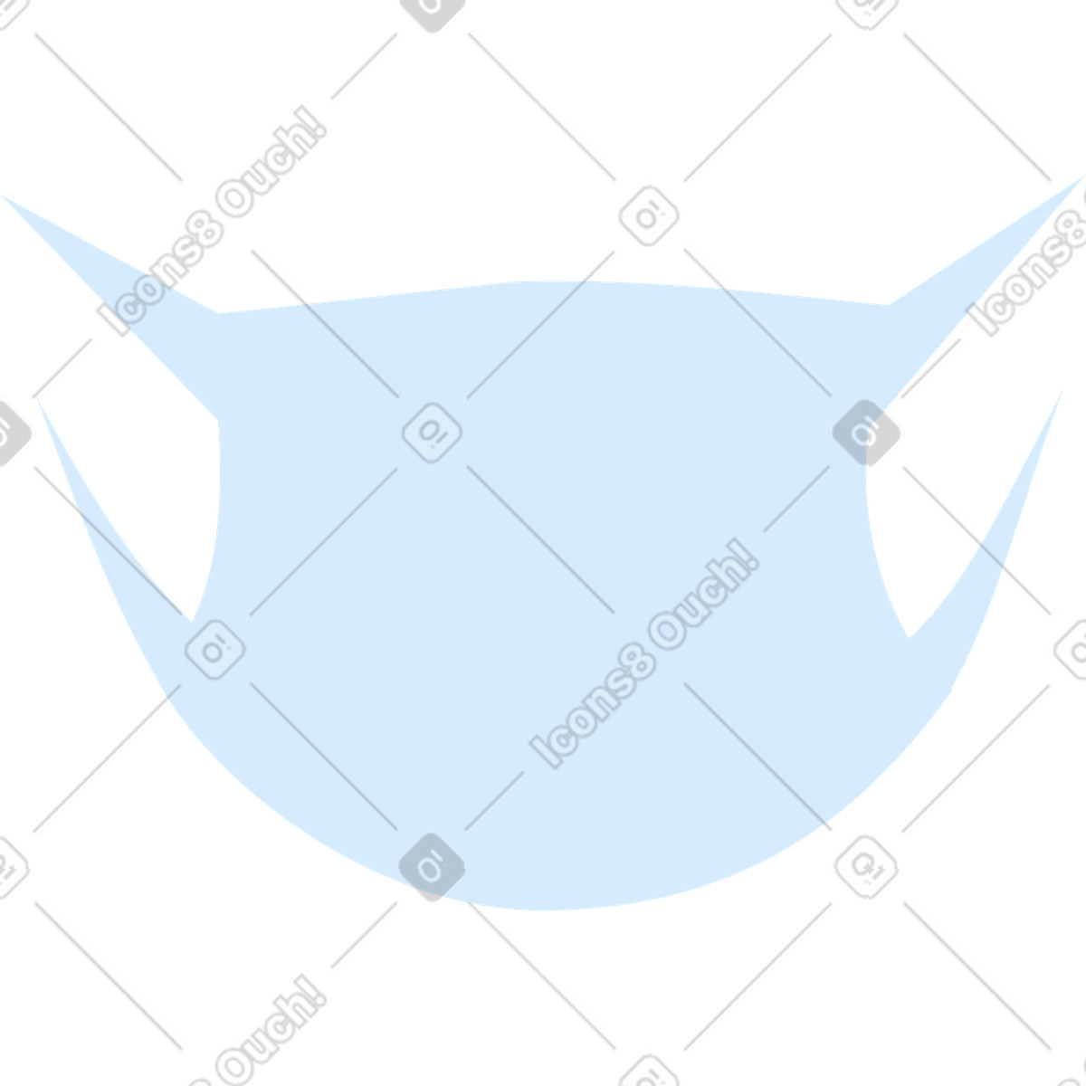 Иллюстрация Маскировать в стиле Pale — скачать в форматах PNG, SVG