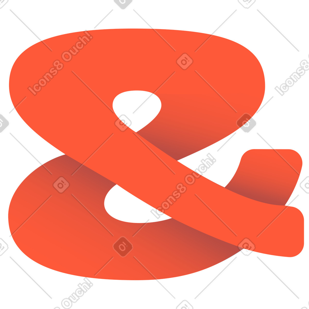 Ilustración Ampersand en estilo Beam a descargar en PNG y SVG