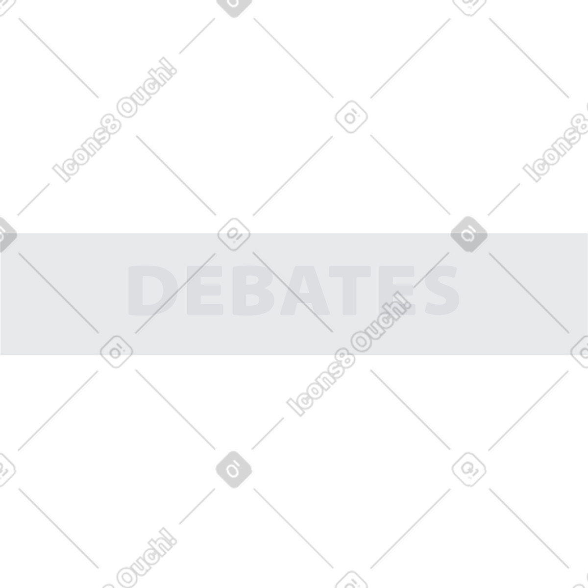 Ilustração de Debates tabuleta em no estilo Urban para baixar em PNG, SVG