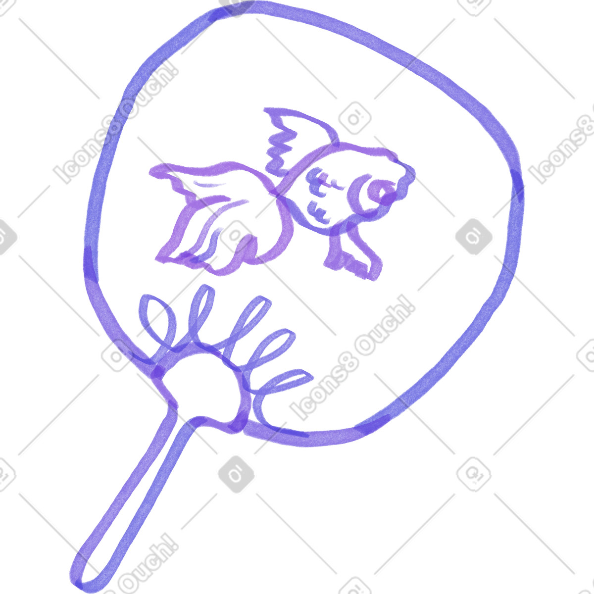 Иллюстрация Fan в стиле Marker — скачать в форматах PNG, SVG