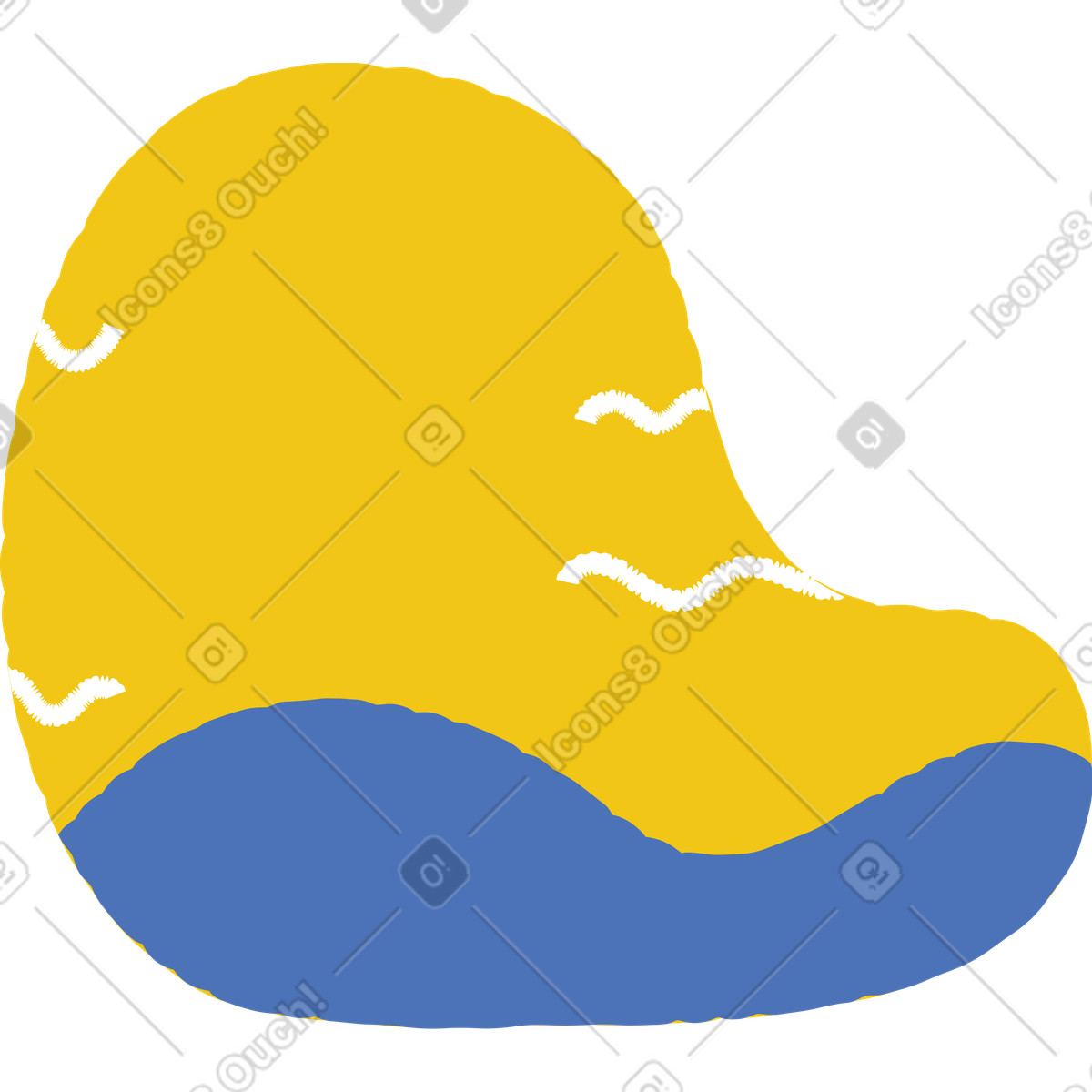 Ilustração de Montanhas em no estilo Bermuda para baixar em PNG, SVG