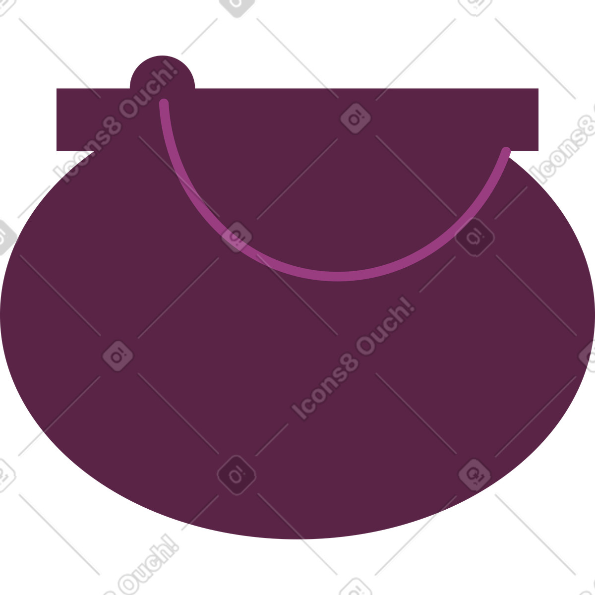 Ilustración Caldera en estilo Sammy a descargar en PNG y SVG