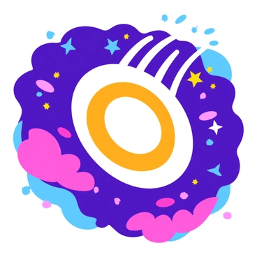 A "white hole" in space with a bright, glowing opening emits a "cascade of stars and matter" flowing outward. The scene features various "twinkling stars" in shades of blue, white, and yellow streaming from the opening. Surrounding the white hole are swirling "clouds of colorful cosmic dust" in hues of purple, pink, and orange, creating a vibrant and dynamic atmosphere. The flow of matter is depicted as an elegant, fluid motion, giving the impression of a majestic cosmic event.