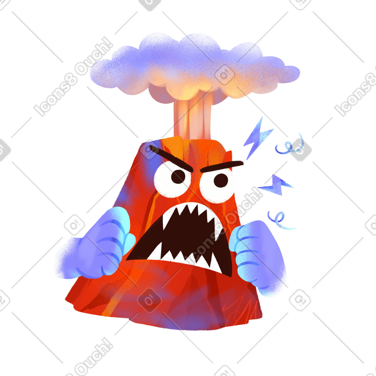 Иллюстрация Anger в PNG и SVG