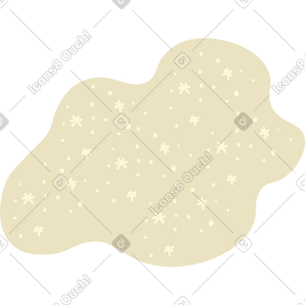 下载 Arabica 风格的 雪花背景 插画，支持 PNG、SVG 格式
