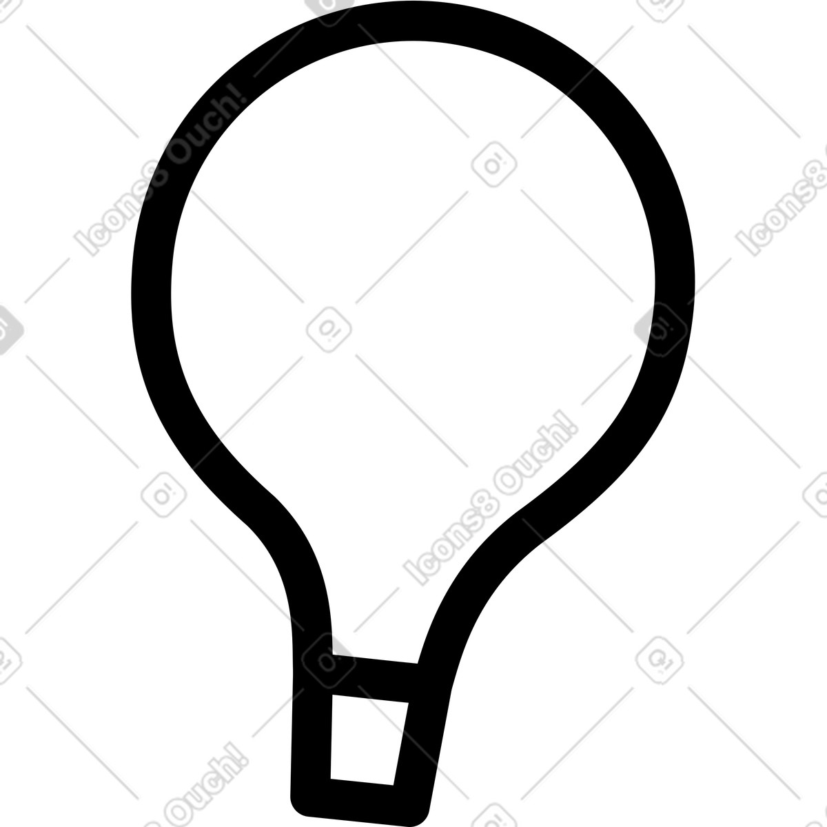Иллюстрация Small white balloon в стиле Transistor — скачать в форматах PNG, SVG