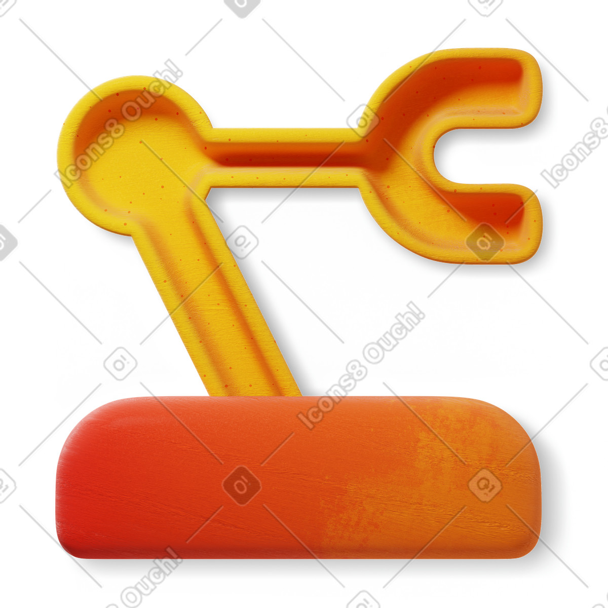 Robotic arm illustration in 3D Microsoft Fluent style download in PNG, SVG