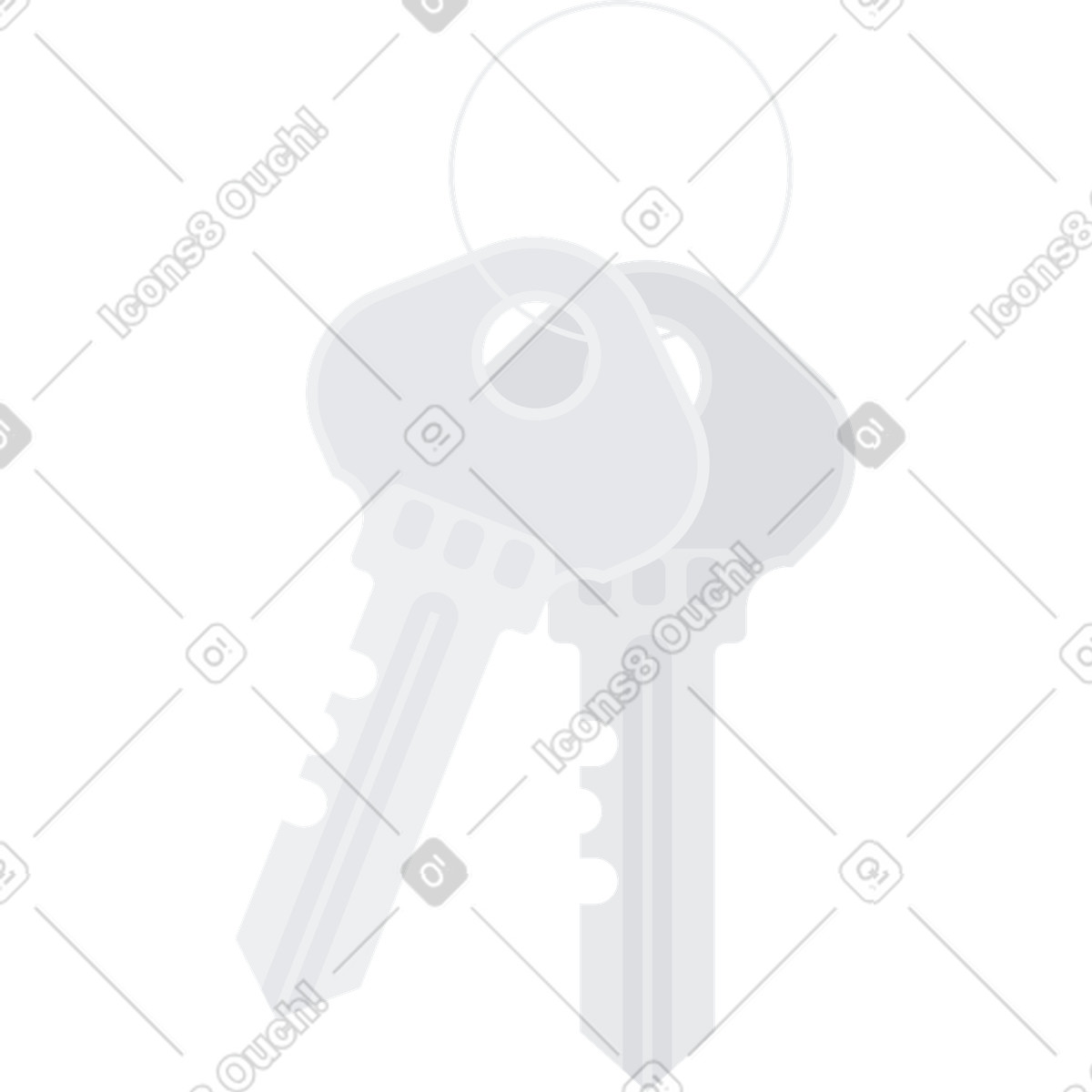 下载 Urban 风格的 键 插画，支持 PNG、SVG 格式
